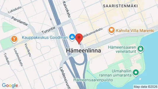Apartments for rent i Hämeenlinna - kort over placeringen