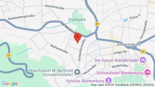 Apartments for rent i Harz - kort over placeringen