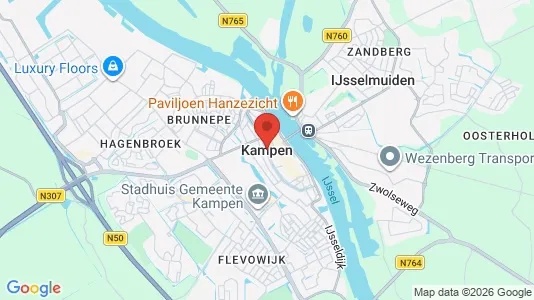 Houses for rent i Kampen - kort over placeringen