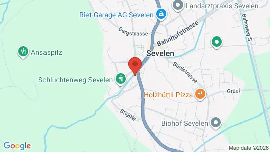Apartments for rent i Werdenberg - kort over placeringen