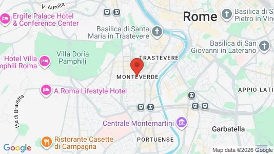 Apartments for rent i Roma Municipio XII – Monte Verde - kort over placeringen