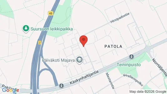 Rooms for rent i Helsinki Pohjoinen - kort over placeringen