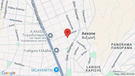 Apartments for rent i Glyfada - kort over placeringen