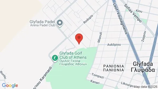 Apartments for rent i Glyfada - kort over placeringen