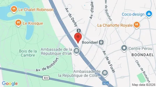 Apartments for rent i Brussels Elsene - kort over placeringen