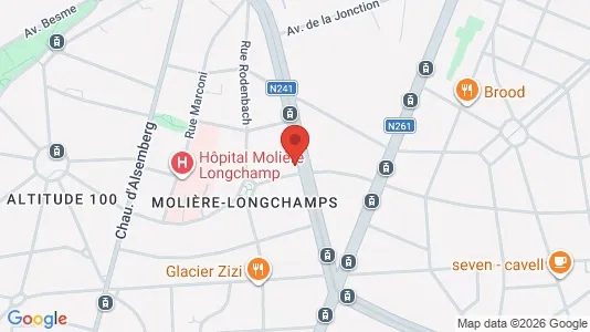 Apartments for rent i Brussels Vorst - kort over placeringen