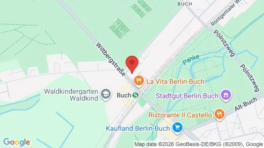 Apartments for rent i Berlin Pankow - kort over placeringen