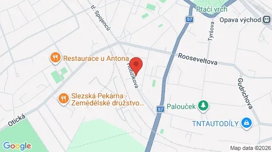 Apartments for rent i Opava - kort over placeringen