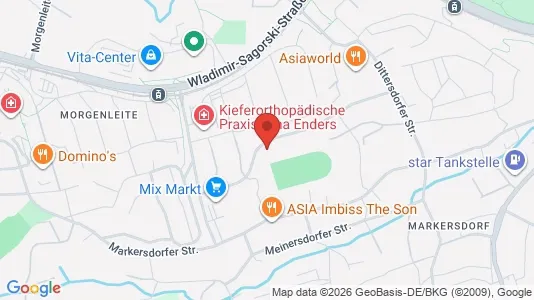 Apartments for rent i Chemnitz - kort over placeringen