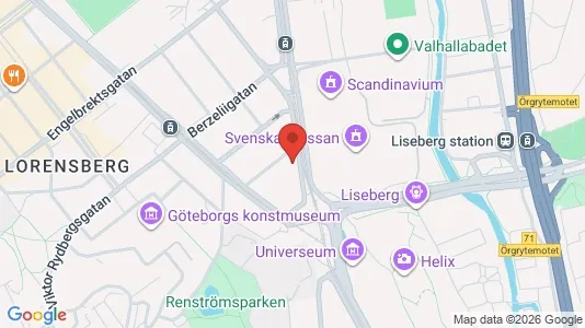 Apartments for rent i Örgryte-Härlanda - kort over placeringen