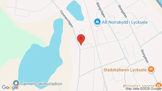 Apartments for rent i Lycksele - kort over placeringen
