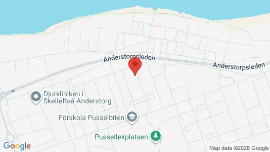 Apartments for rent i Skellefteå - kort over placeringen