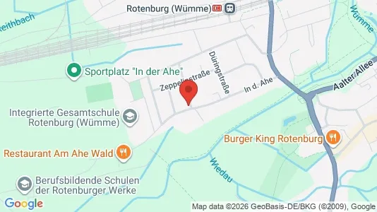 Apartments for rent i Rotenburg (Wümme) - kort over placeringen