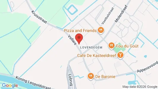 Apartments for rent i Lievegem - kort over placeringen