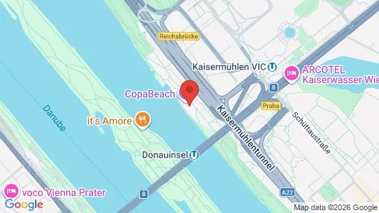 Apartments for rent i Vienna Donaustadt - kort over placeringen