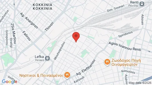 Apartments for rent i Nikaia-Agios Ioannis Rentis - kort over placeringen