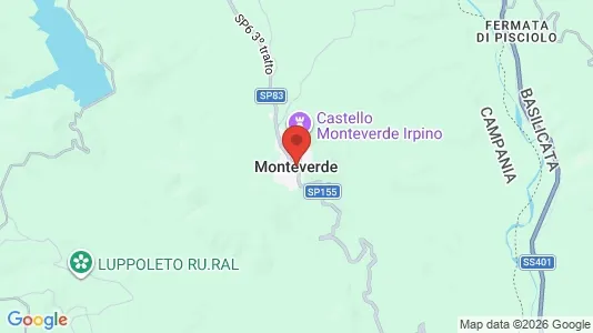 Apartments for rent i Monteverde - kort over placeringen