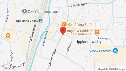 Apartments for rent i Upplands Väsby - kort over placeringen