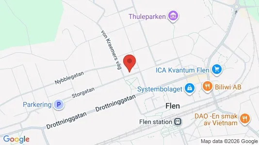 Apartments for rent i Flen - kort over placeringen