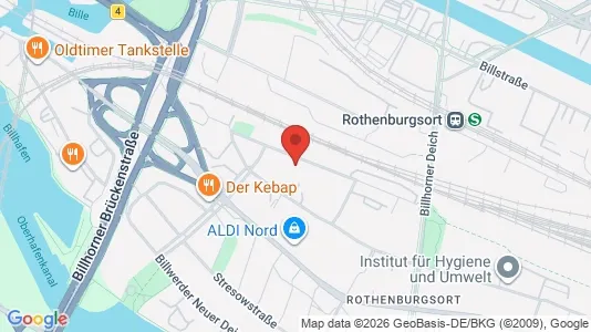 Apartments for rent i Hamburg Mitte - kort over placeringen