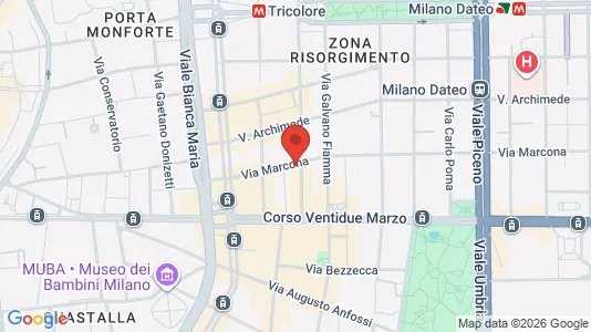 Apartments for rent i Milano Zona 1 - Centro storico - kort over placeringen