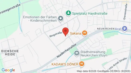 Apartments for rent i Wesel - kort over placeringen