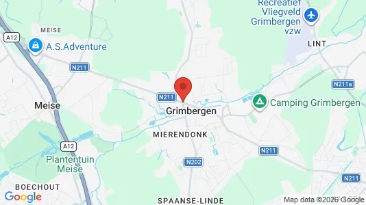 Houses for rent i Grimbergen - kort over placeringen