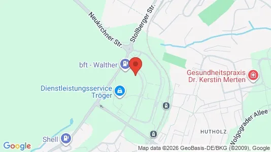 Apartments for rent i Chemnitz - kort over placeringen