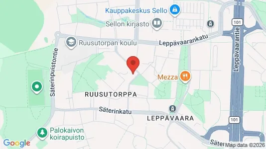 Apartments for rent i Espoo - kort over placeringen