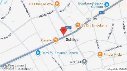 Apartments for rent i Schilde - kort over placeringen