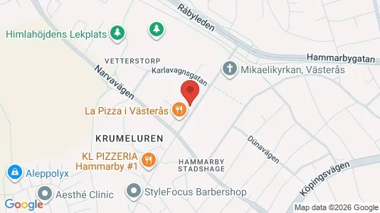 Apartments for rent i Västerås - kort over placeringen