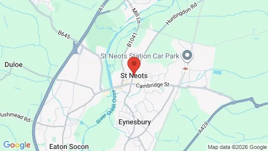 Apartments for rent i St. neots - Cambridgeshire - kort over placeringen