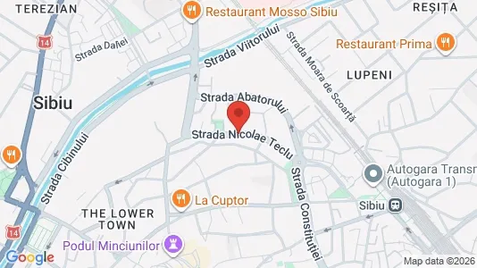 Apartments for rent i Sibiu - kort over placeringen