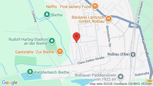 Apartments for rent i Dessau-Roßlau - kort over placeringen