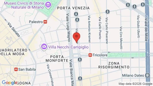 Apartments for rent i Milano Zona 1 - Centro storico - kort over placeringen