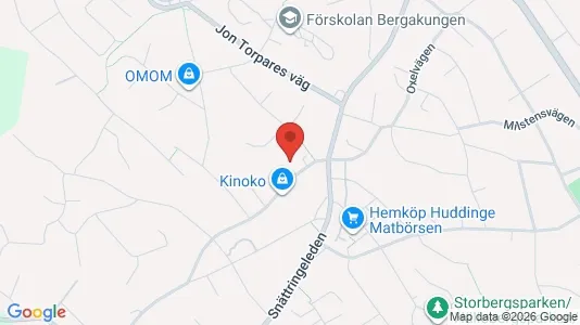 Apartments for rent i Huddinge - kort over placeringen