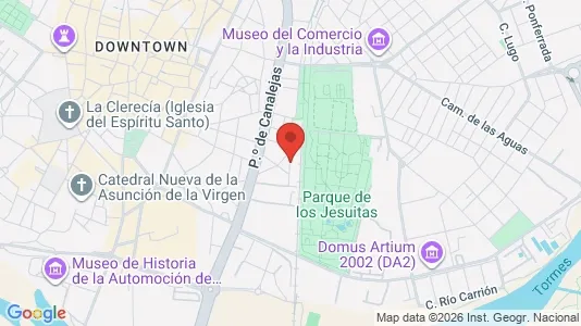 Rooms for rent i Salamanca - kort over placeringen