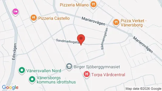 Apartments for rent i Vänersborg - kort over placeringen