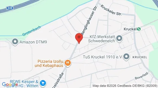 Apartments for rent i Dortmund - kort over placeringen