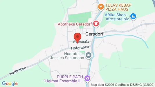 Apartments for rent i Zwickau - kort over placeringen