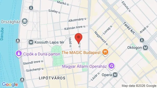 Apartments for rent i Budapest Belváros-Lipótváros - kort over placeringen