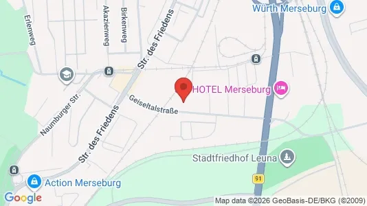 Apartments for rent i Saalekreis - kort over placeringen