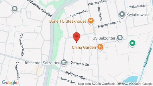 Apartments for rent i Salzgitter - kort over placeringen