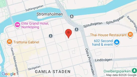 Apartments for rent i Norrköping - kort over placeringen