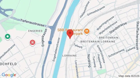 Apartments for rent i Bern-Mittelland - kort over placeringen