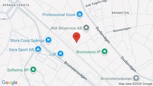 Apartments for rent i Stockholm West - kort over placeringen