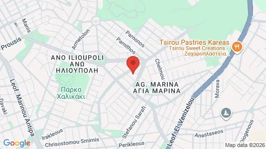 Apartments for rent i Dafni-Ymittos - kort over placeringen