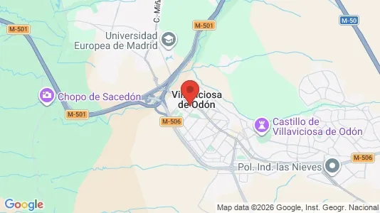 Apartments for rent i Villaviciosa de Odón - kort over placeringen
