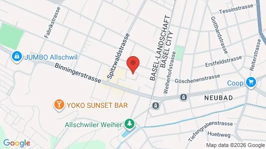 Apartments for rent i Arlesheim - kort over placeringen