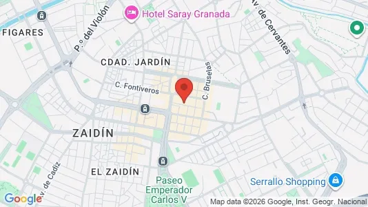 Apartments for rent i Granada - kort over placeringen
